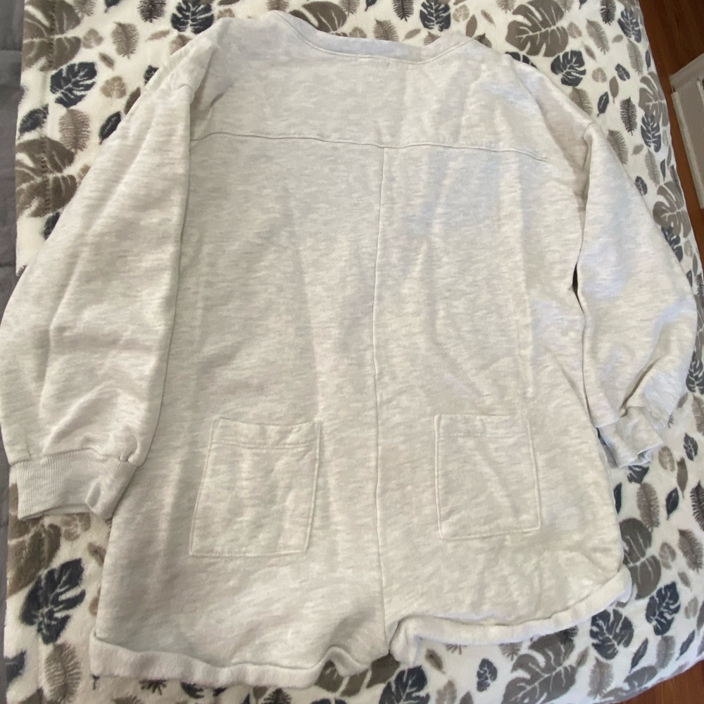 lovers and friends cozy romper with pockets